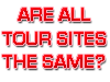 Are all virtual tour sites the same